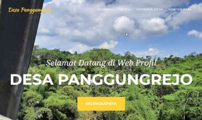 Pembuatan Web Profile Desa Panggungrejo oleh Mahasiswa UMM