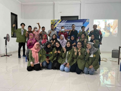 Akhiri Masa Pengabdian, Mahasiswa KKN Tematik MBKM UPN "Veteran" Jawa Timur Gelar Acara Penutupan