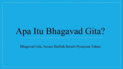 Apa Itu Bhagavad Gita?