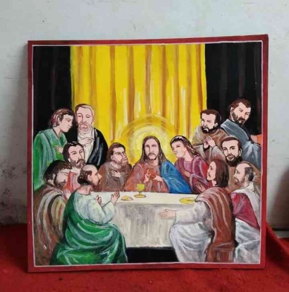 Membuat Lukisan The Last Supper