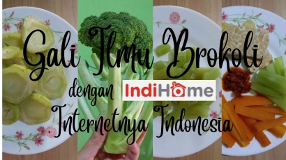 Gali Ilmu Brokoli dengan IndiHome Internetnya Indonesia