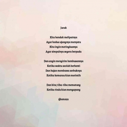 Puisi: Jarak