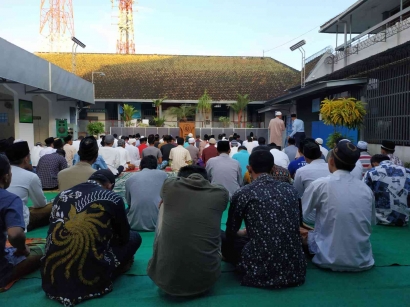 Lantunan Gema Takbir Berkumandang, Rutan Kebumen Laksanakan Shalat Idul Adha Berjama'ah