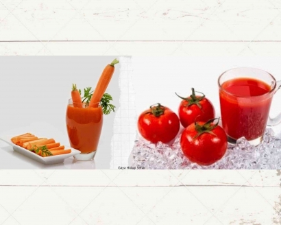 Perpaduan Jus Wortel dan Tomat yang Bisa Bikin Kulit Wajah Cerah juga Sehat