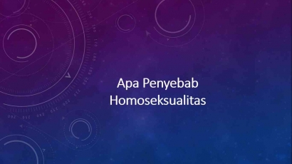 Apa Penyebab Homoseksualitas? (3)