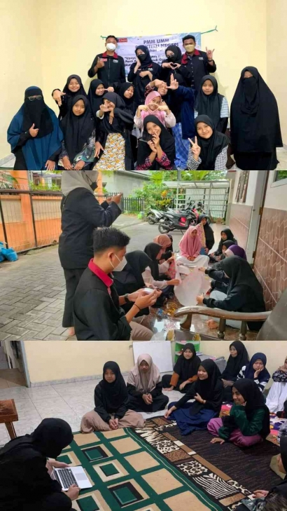 Mahasiswa UMM Melakukan Kegiatan PMM di Panti Asuhan Putri Aisyiah Kec. Dau, Kabupaten Malang
