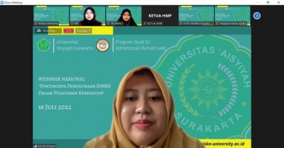 S1 ARS AISKA Menggelar Webinar Nasional SIMRS