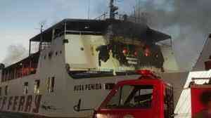 Kapal Terbakar, Satu Orang Dilaporkan Tewas