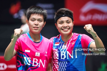 Gelar Pertama Indonesia di Singapore Open 2022, Apriyani Rahayu/Siti Fadia Silva Ramadhanti Berhasil Juara