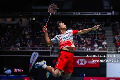 Hasil Pertandingan SF Singapore Open 2022, Ginting Berhasil Mengalahkan Juara Dunia Loh Kean Yew