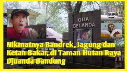 Nikmatnya Bandrek, Jagung dan Ketan Bakar, di Taman Hutan Raya Djuanda Bandung