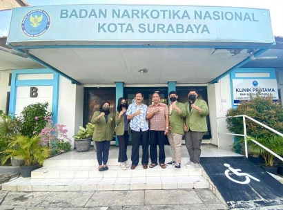 Program Magang MBKM Fakultas Hukum UPN "Veteran" Jawa Timur di BNN Kota Surabaya
