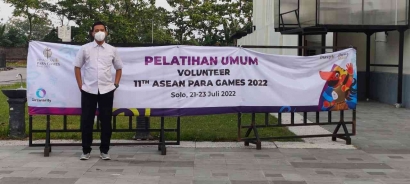 Prima Trisna Aji Diterima Lolos Seleksi Volounter ASEAN Para Games 2022 di Kota Solo