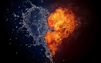 Air dan Api dalam Satu Cinta