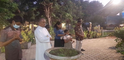 Healing di Taman Doa Gereja Santo Yosef Kupang