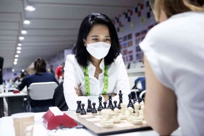 Putri Indonesia Melejit ke Peringkat 7 dalam 44th FIDE Chess Olympiad 2022