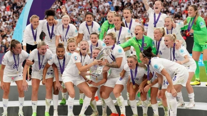 Menang 2-1 atas Jerman, Lionesses Juara Piala Eropa Putri 2022