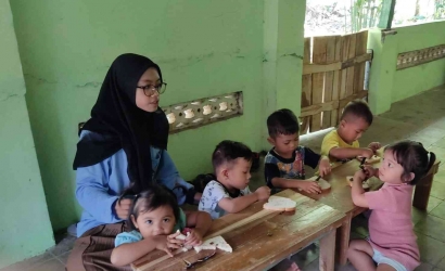Pembukaan dan Pembelajaran PAUD di Kelurahan Podorejo Semarang