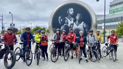 Surjanto Mengayuh Sepeda dengan Satu Kaki: Taklukkan Jalanan San Francisco Amerika Serikat