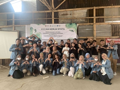 Mahasiswa KKN Tematik UPI Kelompok 33 Memasang Instalasi Wastafel di Yayasan Cinta Alam Indonesia (CAI)