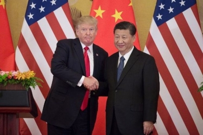 Gonjang-ganjing Hubungan AS-China Sejak Donald Trump Menjadi Presiden