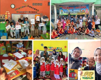 KKN Tematik UPI 2022: Mengenalkan dan Menerapkan Media Pembelajaran Kreatif dan Inovatif Pada Anak di TK Islam SIti Khadijah IV
