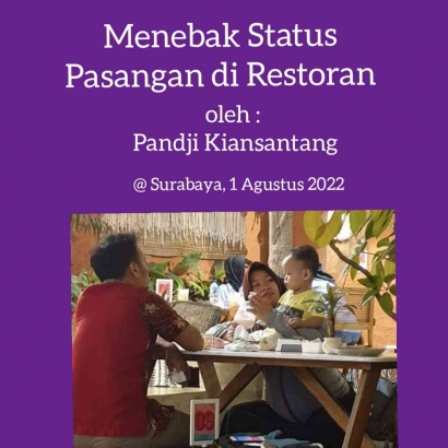 Menebak Status Pasangan di Restoran