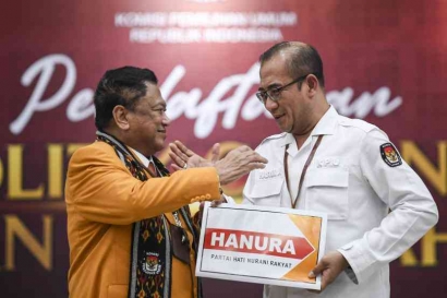 Partai Hanura Juga Ikut Mendaftar Sebagai Calon Peserta Pemilu Tahun 2024