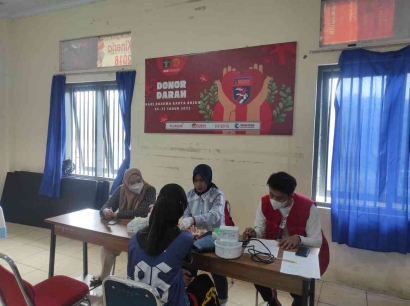 Sebanyak 25 Kantong Darah yang Terkumpul dalam Aksi Donor Darah di Rutan Pasangkayu Peringati HDKD ke-77