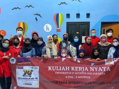 Kuliah Kerja Nyata UTA'45 Jakarta (Sosial Politik) di Kelurahan Warakas