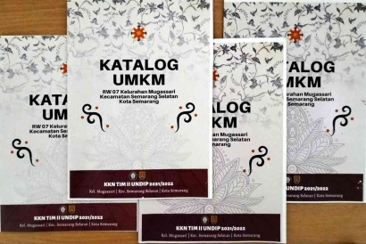 Mahasiswa KKN Undip Melakukan Terobosan dengan Membuat Katalog serta Menyebarkan Kiat Branding UMKM di RW 07 Kelurahan Mugassari