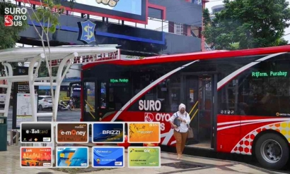 Pembayaran Suraboyo Bus, Bisa Menggunakan Semua E-Money