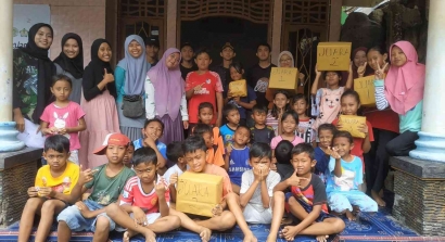 KKN Kolaboratif 78: Tingkatkan Literasi, Mahasiswa KKN Bersama Karang Taruna Gelar Grand Opening Taman Baca Anak di Desa Jatimulyo