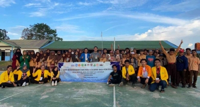 Mahasiswa KKN Kebangsaan Desa Bentuk Jaya Tahun 2022 : Peluang Usaha Keripik Bayam di MTs Fathussalam