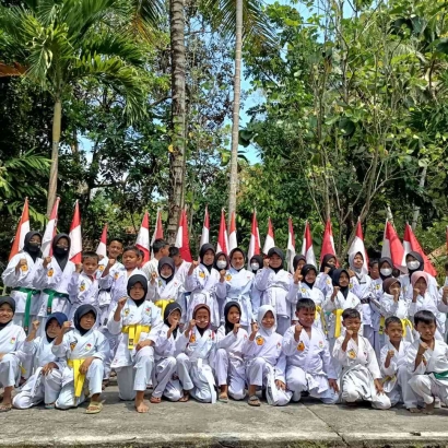 Puluhan Karateka Ramaikan Launching Omah Bendera