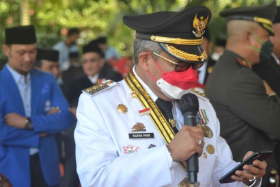 Walikota Parepare Nyanyikan Lagu Indonesia Pusaka Usai Upacara Kenaikan Bendera