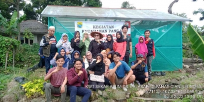 Sosialisasi Pemanfaatan Lahan Sempit dan Limbah Sayur Melalui Program HolPa (Hortikultura Palasari) di Desa Palasari oleh Mahasiswa KKN-T IPB