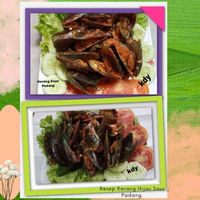 Resep Seafood Kerang Hijau Saus Padang