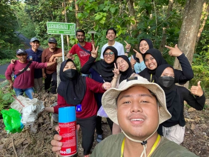 Mahasiswa KKN-T IPB University Melakukan Pembuatan Peta Tematik Potensi Wilayah dan Plang Batas Dusun