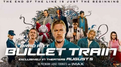 Review Film "Bullet Train", Penuh Trik & Intrik Para Pembunuh Bayaran di Dalam Kereta Cepat