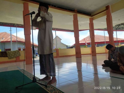 Warga Binaan Rutan Pasangkayu Ikuti Lomba Adzan Dalam Rangka HUT RI ke-77