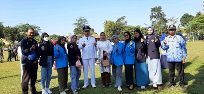 Upacara Peringatan HUT RI Ke-77 Kecamatan Sumberbaru Kabupaten Jember