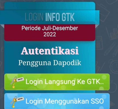 Cara Login Info GTK Terbaru dan Solusi Gagal Login