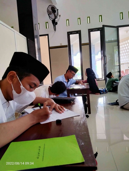 Tahapan Keempat dalam Proses Pembelajaran Mengaji di TPQLB Spirit Dakwah Indonesia Tulungagung