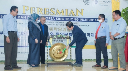 UM Buton dan King Sejong Institute Baubau Resmikan Kelas Bahasa dan Budaya Korea
