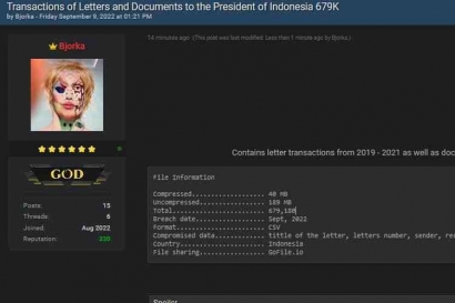 Proxy War Terus Bergerak, Hacker Bjorka Klaim Retas Dokumen Presiden Jokowi