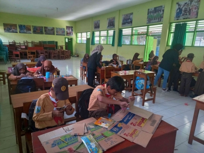 Pengabdian Masyarakat oleh Mahasiswa Bhaktiku Negeri Universitas Muhammadiyah Malang: Lomba Kreatifitas Siswa-Siswi SDN 1 Blayu