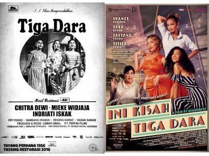 Mengulik Persamaan dan Perbedaan Film Drama Musikal Tiga Dara 1956 dan Ini Kisah Tiga Dara 2016