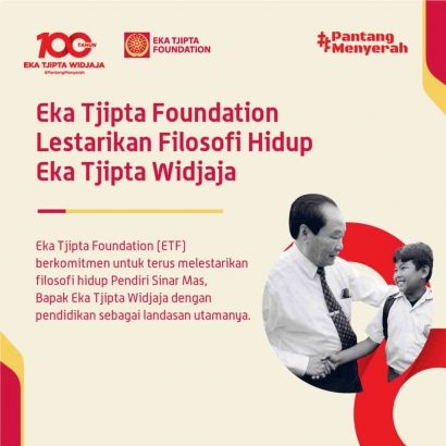 Eka Tjipta Foundation, Tumbuh Bersama Masyarakat, Peduli dan Berbagi