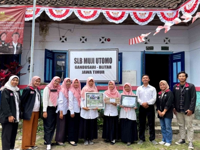 Mahasiswa PMM Mitra Dosen Melakukan Pendampingan Pembelajaran di SLB Muji Utomo Kabupaten Blitar Pasca Pandemi Covid-19
